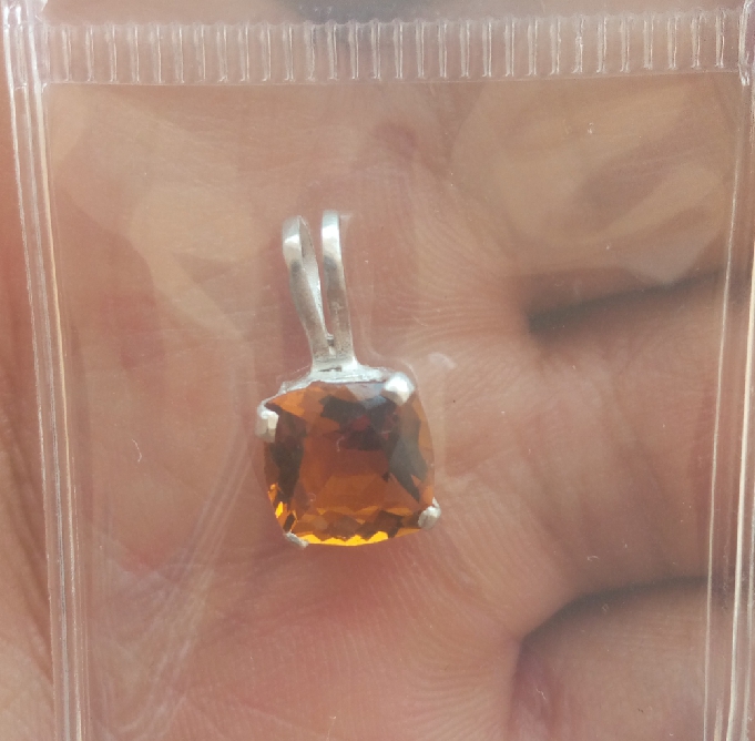 3.5ct Citrine Pendant