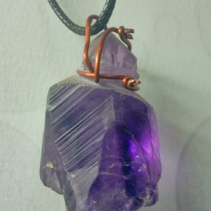 Amethyst Wired Pendant