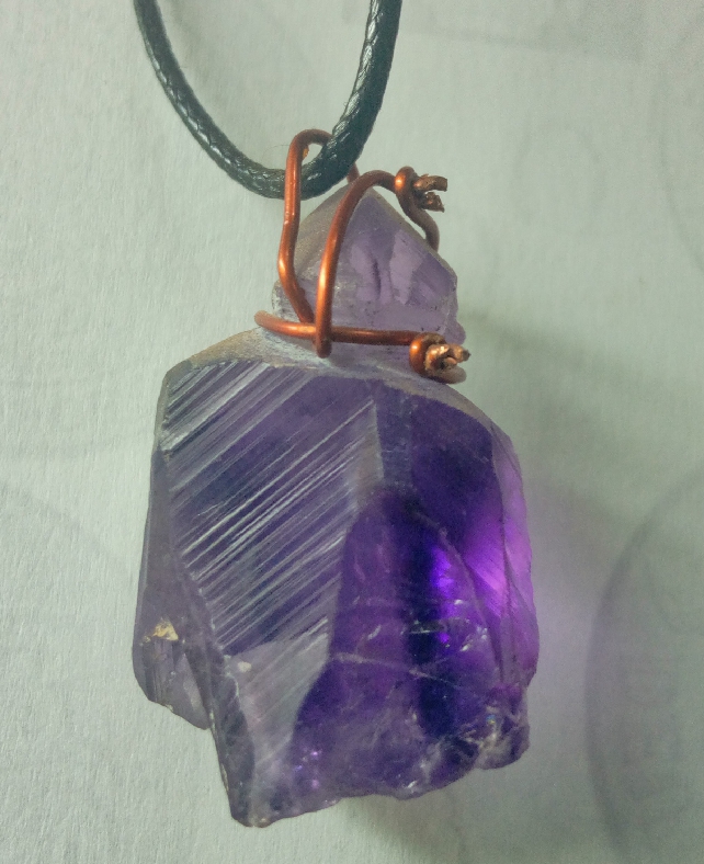 Amethyst Wired Pendant