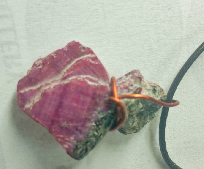 Rough Ruby Pendant