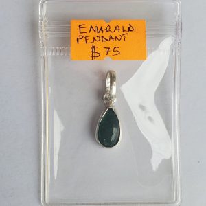 Emerald Cabochon Pendant