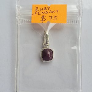 Ruby Cabochon pendant