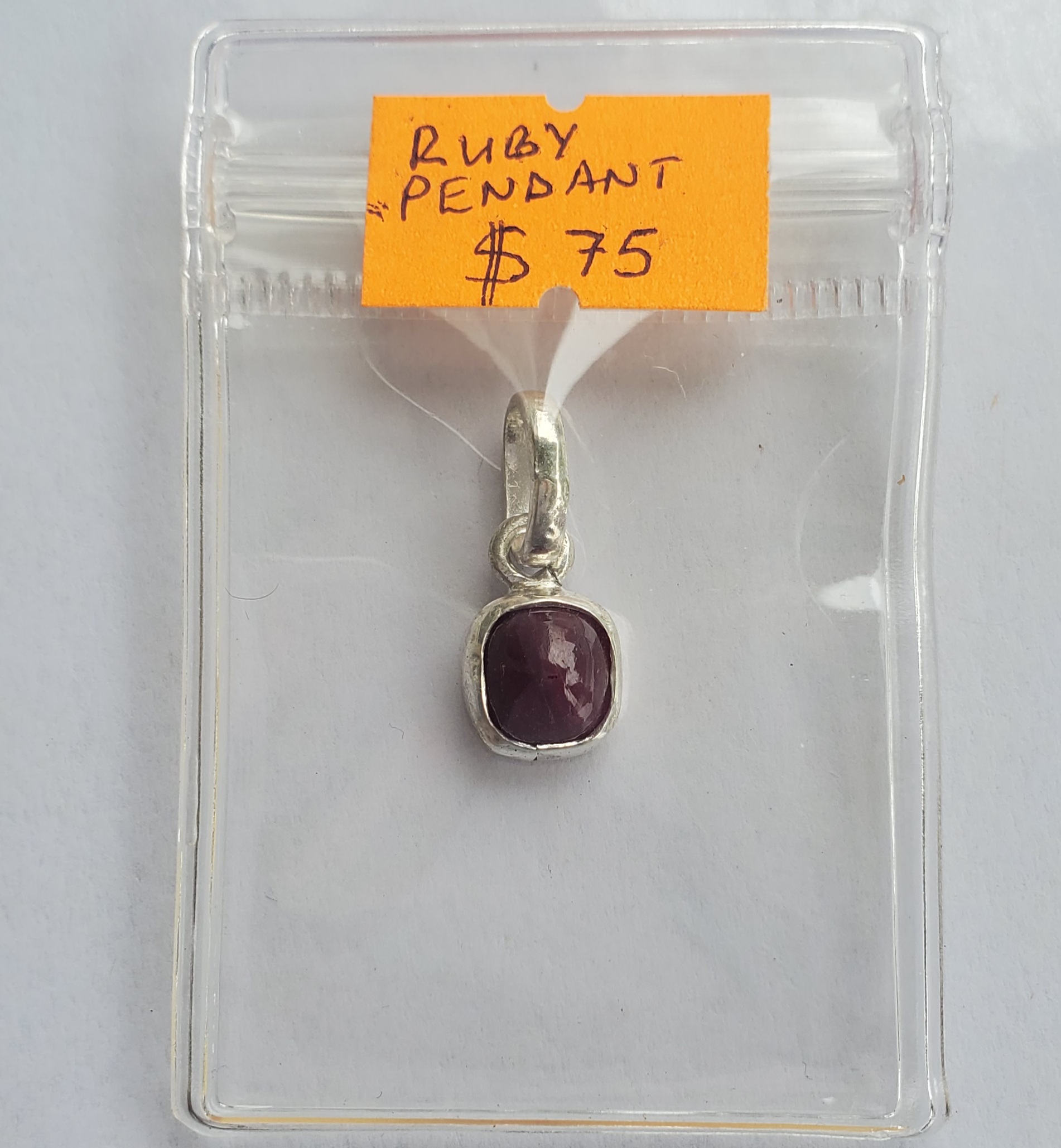 Ruby Cabochon pendant