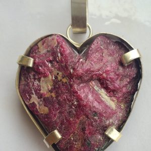 60 Grams Raw Ruby Pendant